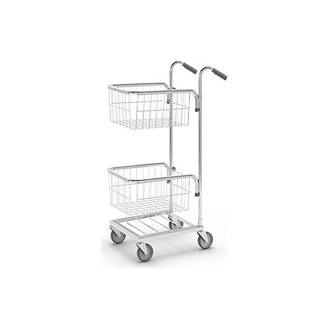 MKKM153TT Carretilla de Compras  2 Cestas  660 mm x 385 mm x