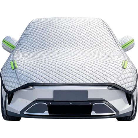 Demi Housse de Voiture pour SUV Protège-Neige extérieur  Housses de voiture d'hiver neige et glace pour UV Pluie Berline Véhicule Automobile Extérieur Toit Givre Camionnette (1/5)