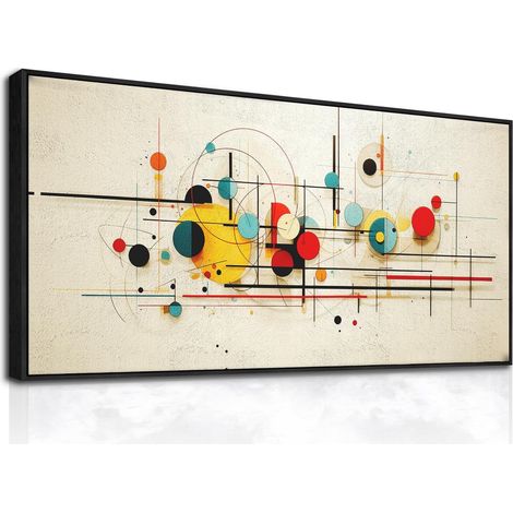 Tableau Decoration Murale Moderne Naturelle Salon Cadre 50x100 cm (1/5)