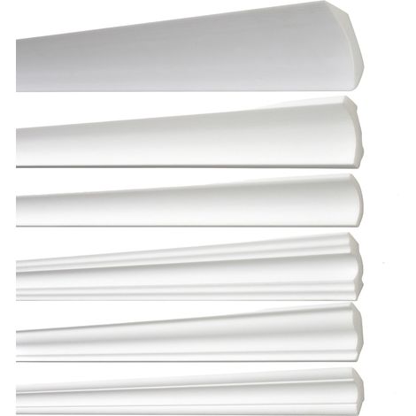 Decosa Zierprofil-Set A50 (Sonja), 50 x 50 mm, 1,5 m - 10 Stück