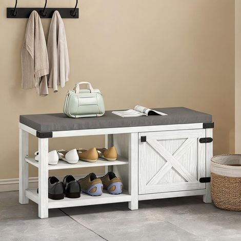 Console blanco en melamina de Madera 100 x 40 x 48 cm (1/5)
