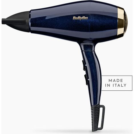 Secador de pelo - BABYLISS - 5911E - Hecho en Italia - 2000W - Concentrador fino - Cable 2,8m
