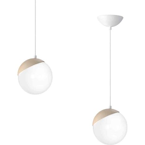Lampada a sospensione Sfera in legno 1xE14 (1/5)