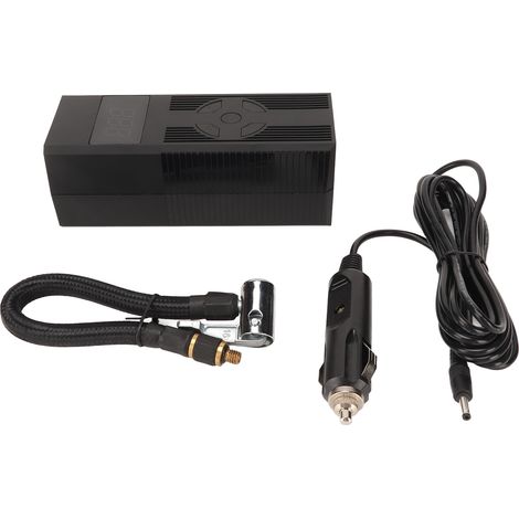 Gonfleur de pneus portable, compresseur d'air, mini-pompe à vélo sans fil, affichage numérique pour voiture, vélo, moto, ballon. (1/5)