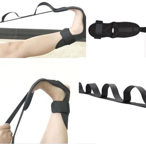 MIs Bande d'étirement de la jambe sangles de yoga pour la danse, la gymnastique, le yoga (1/4)