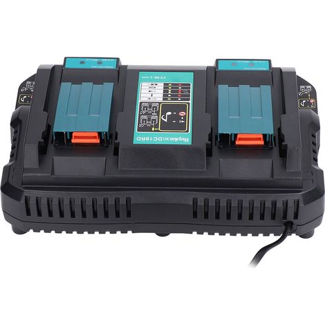 Lithium-Akkuladegerät mit zwei Anschlüssen, intelligentes Erhaltungsladegerät mit USB-Schnittstelle, Wechselstrom 100–240 V, EU-Stecker (1/5)
