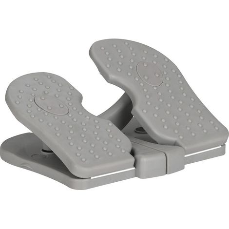 Steppers pour l'exercice, Mini Stepper Pliable Foot Peddle Under Desk Exercise Step Physiothérapie Leg Exerciser Mini Fitness Stepper（gris） (1/5)