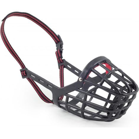 Muzzle Black/Red Size 6 25x9.5cm (1/2)