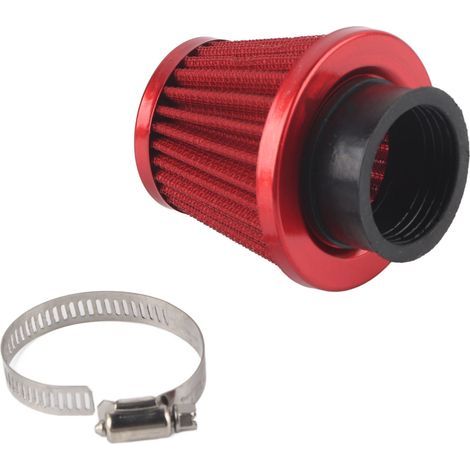 38-mm-Luftfilter-Ansaugkit für Offroad-Motorräder, ATVs, Quads, Dirtbikes und Pitbikes, Rot (1/5)