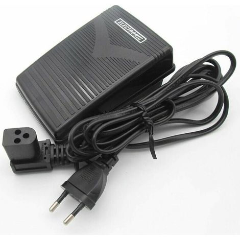 Pédale électrique de commande Cozevdnt 220V, compatible machines à coudre Singer, pédale de vitesse universelle pour remplacement, contrôle précis, 180 caractères max. (1/3)