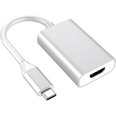 Adaptateur USB-C vers sortie HD en alliage d'aluminium dodocool avec prise en charge de la résolution 4K, convertisseur USB Type-C pour Android