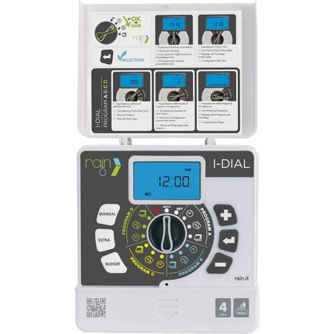 Programador RAIN I-DIAL de interior 4 Zonas (1/2)