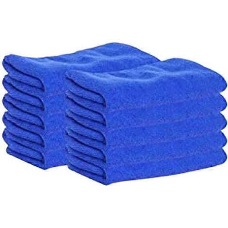 Lot de 10 pièces de Ultra-Fine Fiber carré Absorb eau Without Lint usage lavage auto Daily nettoyage Absorbent serviette (1/5)