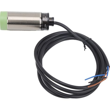 Capteur de proximité cylindrique PRL30-15DN BERM® (agréé), interrupteur inductif 3 fils, alimentation 12-24V DC, détecteur de présence industriel, boîtier cylindrique, compatible automate. (1/5)