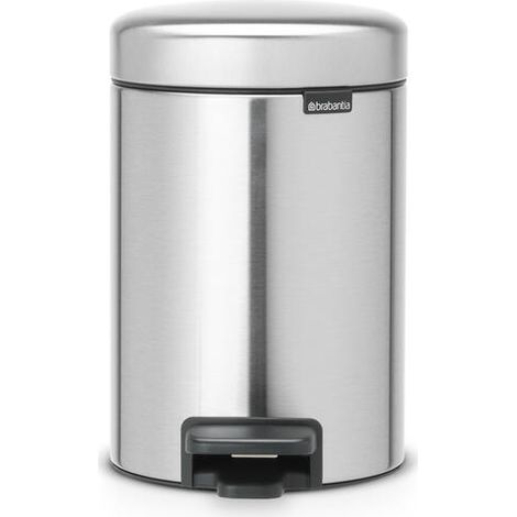 CUBO PEDAL NEW ICON ACERO MATE ANTI-HUELLAS 3 L - 112164 (1/4)