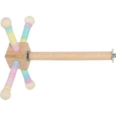 Support pour oiseaux pour perruches et oiseaux - perchoir - support en bois (1/5)