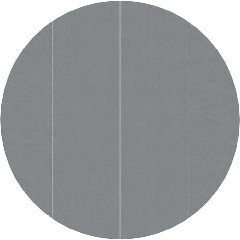 Bâche de piscine Bâche de protection Bâche universelle gris clair 458 cm géotextile polyester CFW45262 (1/5)