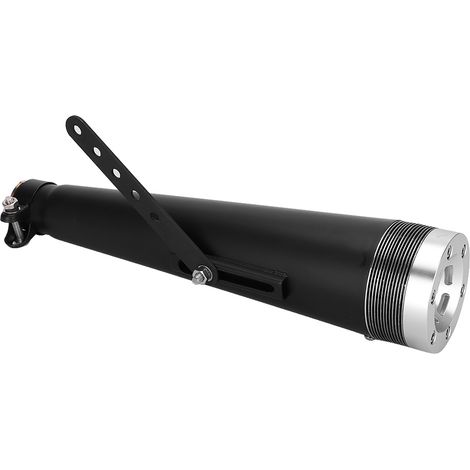 Universeller Edelstahl-Endschalldämpfer für Motorräder, G115 Auspuffrohr, robustes und langlebiges Motorradteil. (1/5)
