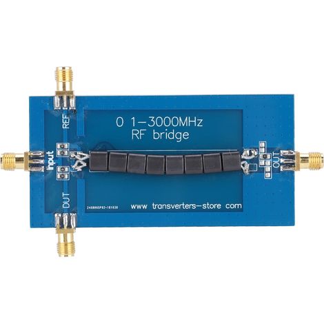 SWR-Messbrücke 0,1–3000 MHz für stehende Wellen und das Stehwellenverhältnis (1/5)