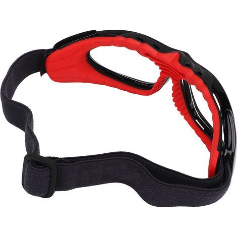 Schutzbrille für Sportarten wie Basketball, Fußball und Golf, Unisex, schwarz, rot. (1/5)