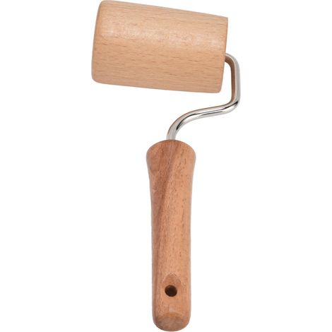 T-förmiger hängender Küchenroller aus Buchenholz für Pizza, Fondant, Kekse, Nudeln, Teig und Mürbeteig mit Aufhängeloch.