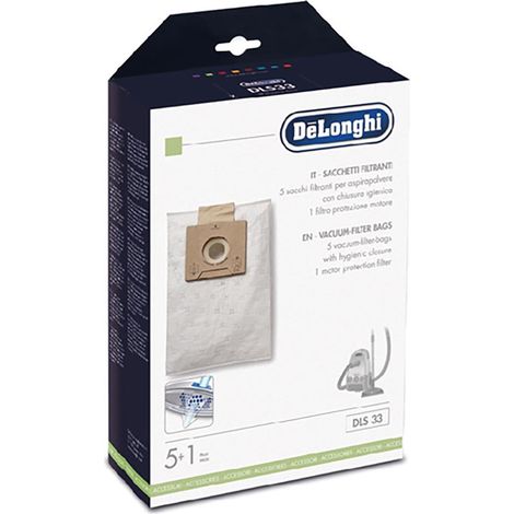 Delonghi sacchi microfibra DLS33 aspirapolvere XLence XTL190 XTL210 XTL7060 XTL