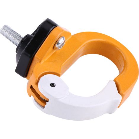 Support universel en alliage d'aluminium pour accrocher un casque de moto, crochet porte-casque jaune (1/5)