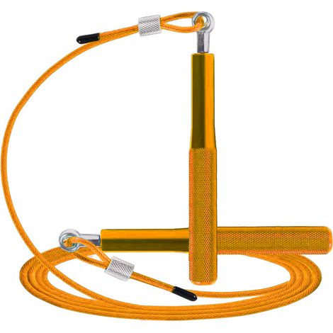 Corde à Sauter - Câble en Acier Gainé Silicone - Rotation 360° à Roulement - Réglable en Longueur - Pour Adultes et Enfants - 1 Pièce (1/5)