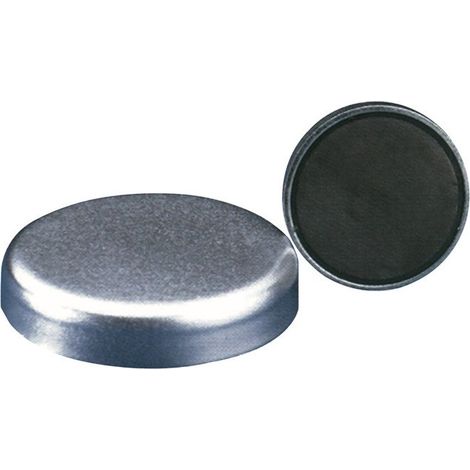 Magnete piatto D.32xH7mm senza bussola filettata, impugnatura 80 N