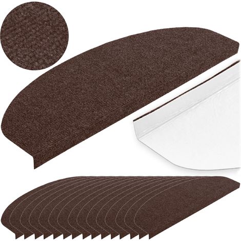 Tappetino per scale Stepi marrone, 15 pezzi (1/5)