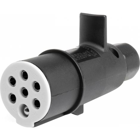 Conector para remolque de 7 pines tipo S 24V TIR amio-03224 (1/2)