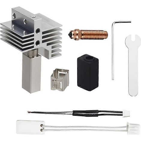 Für Elegoo CC2 Upgrade-Endset, abnehmbarer Heizblock, Halsset, Düsenendstück aus Chrom-Zirkonium-Kupfer (1/5)