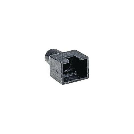 Manchon noir pour fiches RJ45 pour câble rond LEGRAND 051706