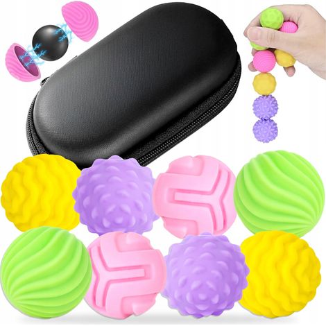 [PACZA] Palline magnetiche sensoriali antistress per adulti e bambini, 8 pezzi. Z3293K (1/5)