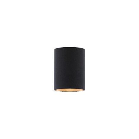 Paralume RON 15/20 paralume Polycotton nero /Lamina di rame max. 28W