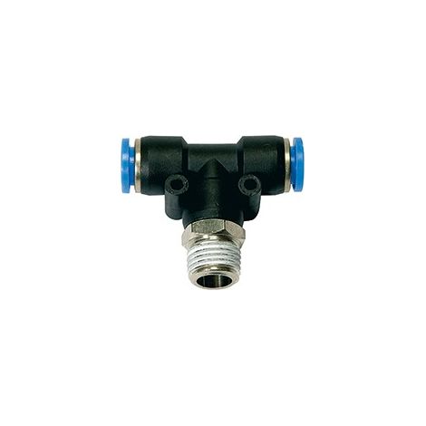 Plastica Tee Connettore R1 / 8. D4