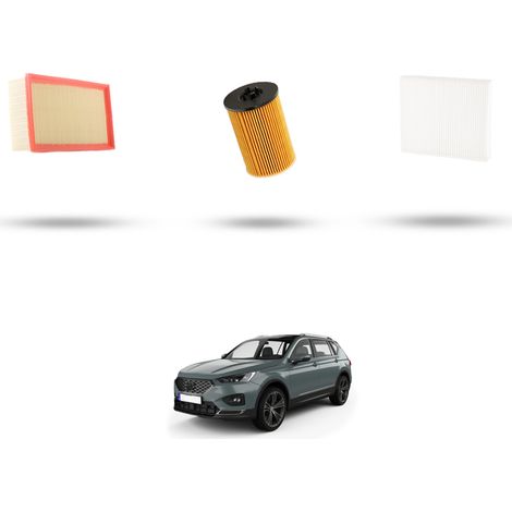 Kit tagliando 3 filtri compatibile con Seat Tarraco 2.0 TSI 140kw Dal 2018 (1/5)