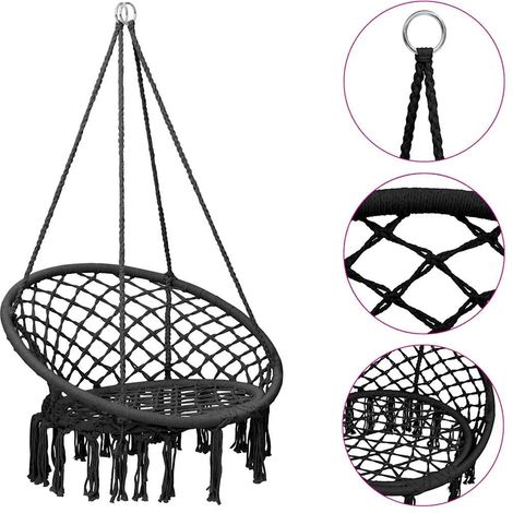 Hängesessel 80 cm Anthrazit