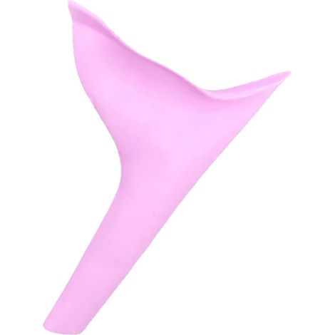 Urinoir portable pour femmes, urinoir d'urgence sur pied, dispositif d'urination féminin rose