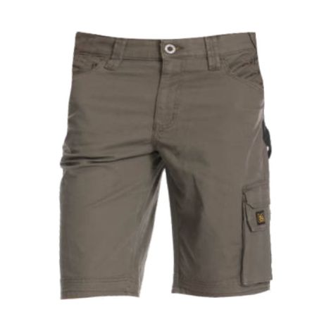 Bermuda RICA LEWIS - Homme - Taille 46 - Multi poches - Fibrelex - Stretch - Kaki - SUNJOB (1/5)