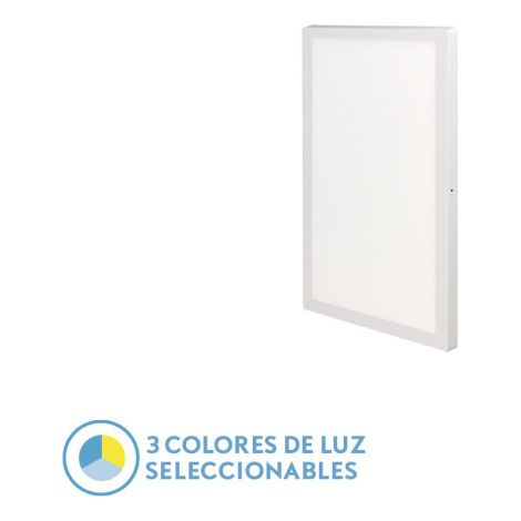 Schermo Piatto 36w 3000k-4000k-6500k 3.8x30x60 Cm Bianco 3600lm (1/2)