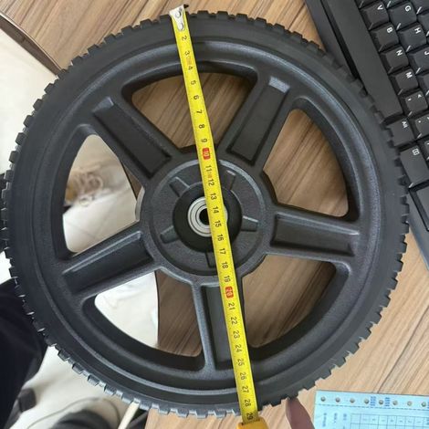 308451053 Replacement wheel diameter: 12 inches, width: 1.75 inches, center bore: 1/2 inch. Cleaning machine. (1/4)