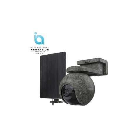 EZVIZ EB8 Pro 4G Ranger Kit - Cámara Exterior 4K Motorizada a Batería Con Panel Solar, 4G + WiFi, GPS, Visión Nocturna a Color, Defensa Activa, Audio Bidireccional - Camouflage