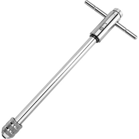 Clé à cliquet réglable pour tarauds M3-M8, porte-taraud en T avec cliquet, outil d'alésage manuel pour mécanicien