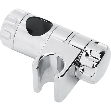 Support coulissant pour pommeau de douche de salle de bain en ABS, fixation par pince réglable, trou de 25 mm (1/5)