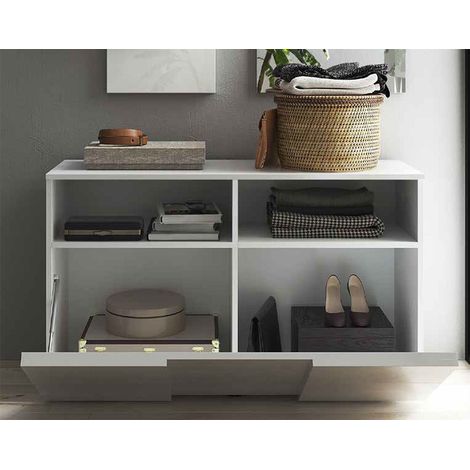 Mobile ingresso base 1 ribalta bianco lucido - Dama StilProjectStore.com (1/4)