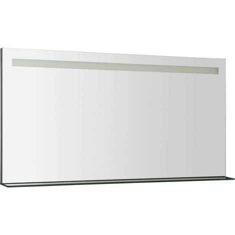 Sapho Breto - Espejo Breto, 120x61 cm, con luz LED y estante BT120 (1/5)