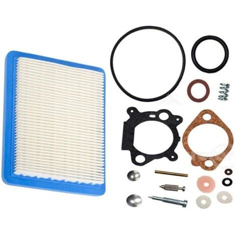 S-giant 498260 Kit de révision de carburateur avec Filtre à air Compatible with Briggs & Stratton 3,5 HP 4 HP Max Series Engine Compatible withr 493762 490937 (1/4)
