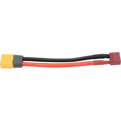 Adaptateur convertisseur connecteur XT60H mâle vers T Plug femelle 12awg pour batteries modèles RC (1/5)
