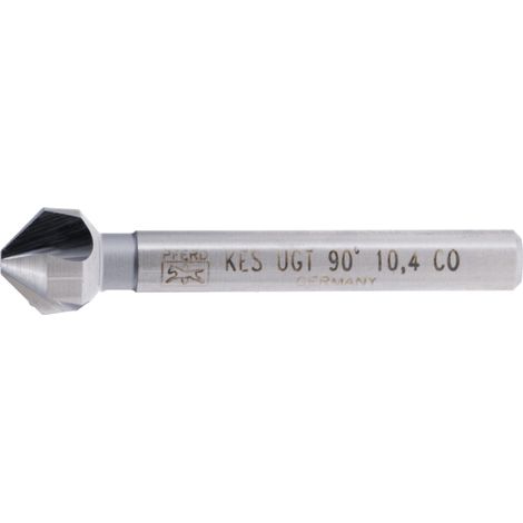 PFERD HSSE Co5 Kegel-und Entgratsenker 90° Ø 10,4 mm Schaft-Ø 6 mm DIN 335 C mit Ungleichteilung (1/4)